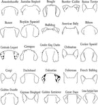 Personalized Embroidered Dog Hoodie, Personalised One-Line Dog Shirt, Unisex Embroidered Dog Hoodie, Dog Lovers Gifts