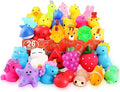 Squishies, 26 Pack Mochi Squishy Toys - Kawaii Cat Squishys Slow Rising Animals - Party Favors, Goodie Bag, Birthday Gifts, Mini Squishies Stress Reliever Toy