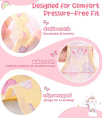 Girls and Toddlers 100% Cotton Underwear Tagless Soft Panties Size 2-3T,4-5T,6,8,10,12 (6-Pack)