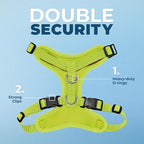 Voyager Step-in Pet Harness - All Weather Mesh, Adjustable Step in Harness for Cats and Dogs by Best Pet Supplies - Lime Green, XS