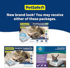 PetSafe ScoopFree Crystal Pro Legacy Self-Cleaning Automatic Litter Box - Uncovered Motion-Sensing Cat Box with Integrated Health Counter - Includes 1 Disposable Crystal Litter Tray