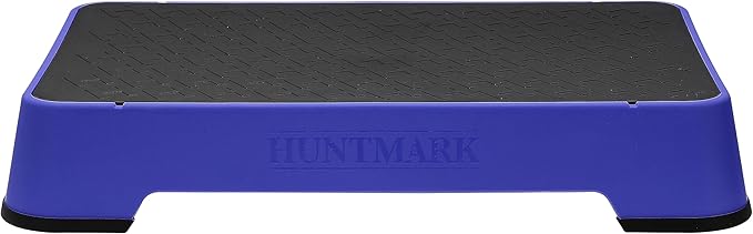 HUNTMARK Dog Training Place Board - Durable Hunting Dog Training Platform - Non-Skid Surface and Nonslip Feet - Stackable, Portable Agility Platform - Modern Puppy Trainer Equipment (Dark Blue)