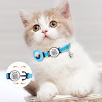 Reflective-Breakaway Cat Collars with Bells with QR Code Name Tag, Cat ID Tag Personalized,Adjustable Small,Ideal for Girl Cats Male Cats Kittens Puppies (Black B,Collar Only)