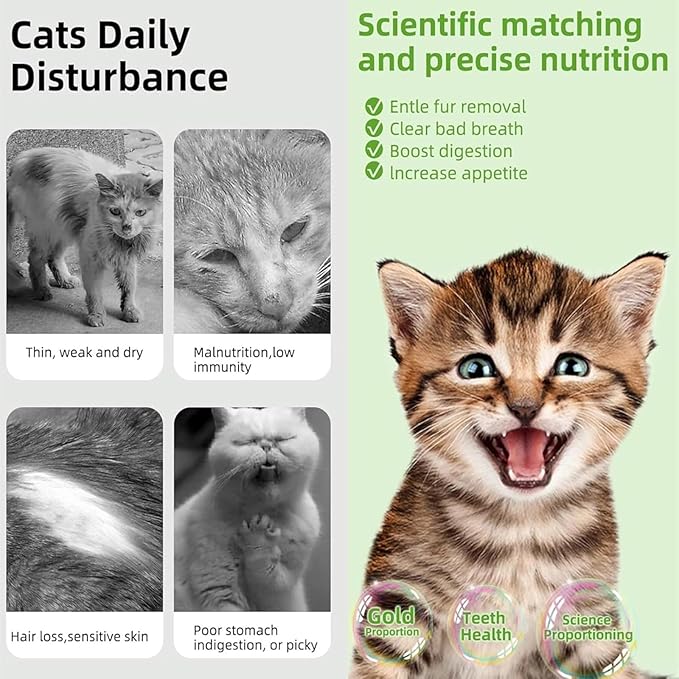 Cat Toys 18Pack Cats Grass Teething Stick Kitten Chew Treat for Removal Hairballs Kitty Dental Care Snack Freeze Dried Cat Food
