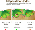 FEELNEEDY Rechargeable Cat Toys, 2 in 1 Hide and Seek Game Interactive Cat Toy, Movable LED Red Dot, Moving Concealed Feathers, Durable Exercise Toys for Indoor Cats, Bored Adult Cats Wand Toy