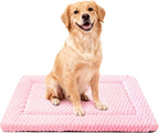 Dog Bed Mat,Reversible & Ultra Soft Kennel Pad-Machine Washable Pet Bed for Dogs & Cats-All-Weather Crate Liner for Crates,Carriers & Travel (Pink, 30" L x 20" W x 1.5" Th)