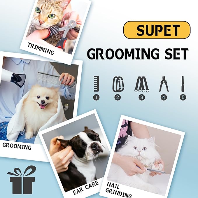 Supet Dog Grooming Hammock Harness for Dogs Cats, Relaxation Pet Nail Clipper Hammock, Restraint Dog & Small Animal Leashes Sling for Groomingk for Nail Trimming (Black, S)