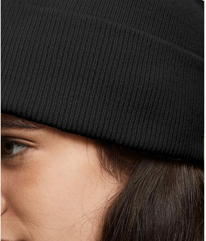 Funny Beanies Warm Knit Hats Fall Winter Black Hip Pop Knit Hat Cap for Women Men