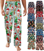 Custom Pajama Pants for Men, Personalized PJ Pants with Photos, Custom Mens Pajama Shorts, Gifts for Dad Husband
