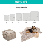Waterproof Dog Blanket, Soft Fleece Blanket for Couch Protector, Reversible Pet Blankets Furniture Protector Cover for Small Medium Large Dogs Cats (Navy, 30"x40")