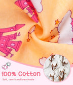 Girls and Toddlers 100% Cotton Underwear Tagless Soft Panties Size 2-3T,4-5T,6,8,10,12 (6-Pack)