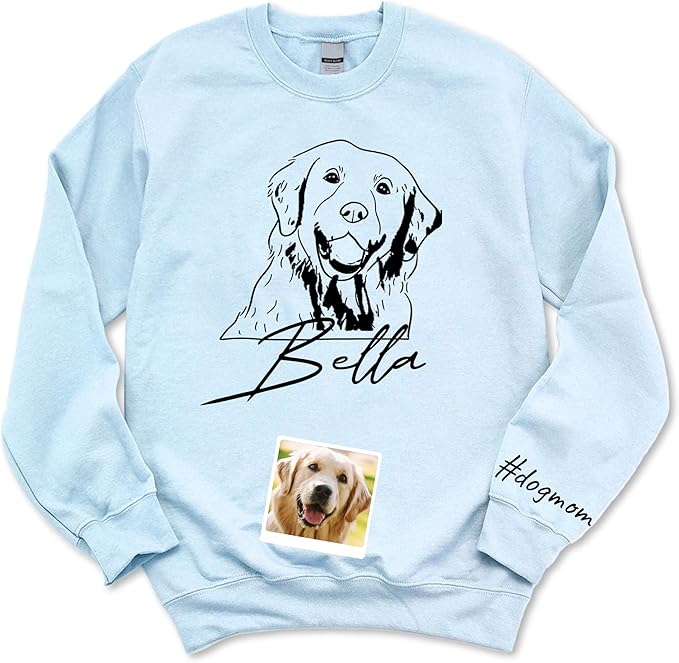 Custom Sweatshirts Design Your Own Personalized Sweatshirt For Women Gift For Dog Owner Dog Lovers for Christmas