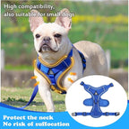 XL Cat Harness Escape Proof for Heavy Cats - Adjustable Vest Leash Set with 4 Buckles, Reflective Breathable Mesh for Extra Large Cats