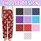 Custom Couple Pajama Pants Sock with Funny Face, Personalized PJ Anniversary Birthday Women Men Pants