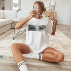 NAZENTI Custom Valentine Shirt Gifts for Boyfriend, Customized Bootleg Rap Tee