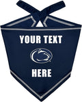 Pets First NCAA Penn State Nittany Lions Personalized Tie Around Bandana for Dogs & Cats, Size Small/Medium. Custom Dog Bandana Scarf Bib for Cat Dog. Ultimate Game-Day & Party Customizable Bandana