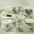 Fleece Sphynx Cat Clothes Soft Hairless Cat Clothes Pullover Cat Sweater for Chihuahua All Season Light and Warm Kitten Cloth for Cats Only Puppy Clothes Small Dog Sweater (Pale Green, X-Large)