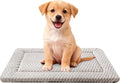 Dog Bed Mat,Reversible & Ultra Soft Kennel Pad-Machine Washable Pet Bed for Dogs & Cats-All-Weather Crate Liner for Crates,Carriers & Travel (Light Gray, 24" L x 18" W x 1.5" Th)