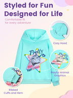 WELAKEN Sweatshirts for Girls Toddler & Kids II Little Girl's Pullover Tops Sweaters & Hoodies