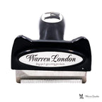 Warren London Medium Long-Hair Deshedding Brush | 2.5″ Stainless ¼″ Teeth | Breaks Up Mats & Captures Loose Undercoat | For Spaniels, Aussies & Mixed Breeds