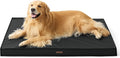 LE SURE Outdoor Waterproof Dog Bed for Extra Large Dogs, Orthopedic Egg Crate Foam Pet Bed with Oxford Fabric Surface and Removable and Durable Cover, Machine Washable, 44''x32'', Black
