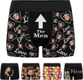 M YESCUSTOM Custom Faces Funny Short Briefs Gift for Husband Underwear