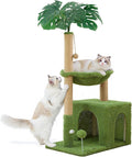 Large Cat Tree for Indoor Cats, Multi-Functional Comfy Cat Bed - 48inch Tall Cat Tower with Scratching Post, Cozy Hammock for Kittens and Adults Cat, Cute Cando with Toy
