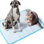 Cooling Mat Pad for Dogs Cats Ice Silk Cooling Bed for Dogs Ice Bed for Cats Pet Mats for Cats Bed Dog Pad Pupy Pad for 5Kg Pet (S/50X40CM)