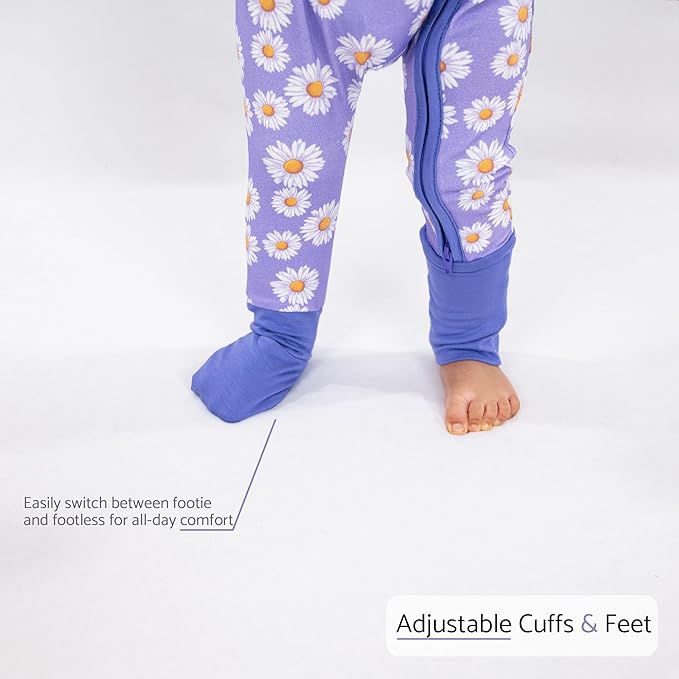 LollyBanks Baby Pajamas, Baby Romper 95% Bamboo Viscose and 5% Spandex