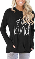 Akihoo Womens Casual Long Sleeve Tunic Tops Crew Neck Shirt Blouses