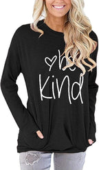 Akihoo Womens Casual Long Sleeve Tunic Tops Crew Neck Shirt Blouses