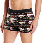 M YESCUSTOM Custom Faces Funny Short Briefs Gift for Husband Underwear