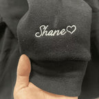 Personalized Embroidered Dog Hoodie, Personalised One-Line Dog Shirt, Unisex Embroidered Dog Hoodie, Dog Lovers Gifts