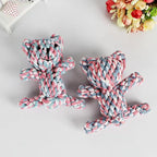 Dog Toys Puppy Teething Chew Toys,Pet Chew Toy Cat Chew Toy,Safe Braided Rope Toys Healthy Handmade Gift
