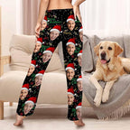 MyPupSocks Customized Face Pajamas Pants Sleep Bottoms for Men Women XS-2XL