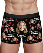 Personalized Underwear for Men with Face Custom Face Boxers Customized Boxer Briefs Funny Gifts for Him Husband Boyfriend