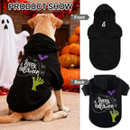EXPAWLORER Dog Hoodie-Soft and Warm Dog Sweaters, Pet Clothes Autumn Winter Coat Sweatshirt with Halloween Theme Print for Puppy,Cat, Small Medium Large Dogs