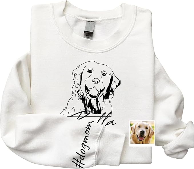 Custom Sweatshirts Design Your Own Personalized Sweatshirt For Women Gift For Dog Owner Dog Lovers for Christmas