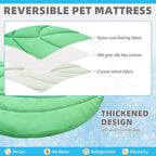 KOOLTAIL Upgrade Cat Self Cooling Mat for Summer, Reversible Thicken Pet Sleeping Blanket Pad Kennel Reusable Washable Waterproof Breathable Seat, Easy Carry Mats for Crate Car Playpen Puppy