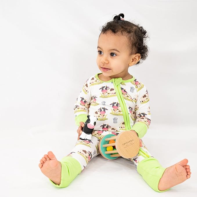 LollyBanks Baby Pajamas, Baby Romper 95% Bamboo Viscose and 5% Spandex