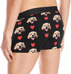 M YESCUSTOM Custom Boxers Briefs for Men Personalized Boxers with Face Mens Funny Underwear with Photo XS-5XL