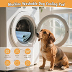 Cooling Mat for Dogs Thicken Pad for Cats,Rabbit&Medium,Large Dogs Internal Arc-Chill Cool Fiber Dog Cooling Mat Non-Slip Washable Summer Pet Outdoor Bed