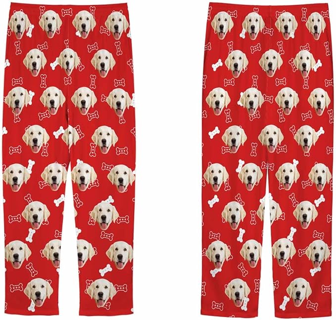 Customized Face Pajama Custom Pajama Pants with Photo for Women Mom