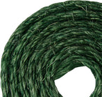 Green Sisal Rope 1/4 Inch by 65-Feet for Cat Scratching Post Tree Tower Replacement Repair and Replace, DIY Hemp Twine Rope for Kittens Shelves Scratch Mat Window Bed Perch Climbing, 6mm by 20m