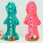 NACOCO Dog Dinosaur Design Costume Green Pet Clothes for Medium & Large Dog(Pink, 3XL)