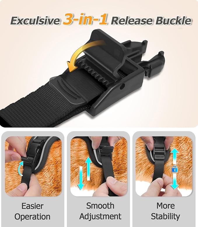 Halypet Cat Harness and Leash Set - MAX Safety 4th-Gen Upgrade, Escape Proof, Adjustable, Comfortable Soft Vest, Easy to Wear Kitten Harness with Reflective Strip for Cats Walking - Small Black