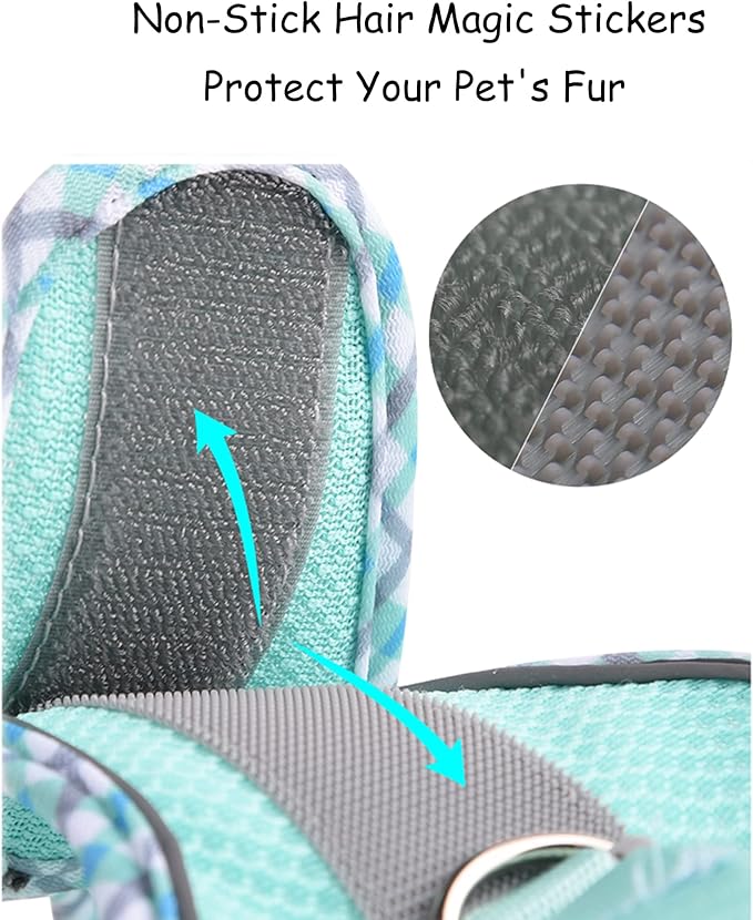 Petank Dog Harness for Small Medium Dogs No Pull, Puppy Harness and Leash Set, Step in Dog Harness for Walking, Running, Training, Small Dog Vest, Medium Dog Vest (Black, L)