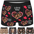 Personalized Underwear for Men with Face Custom Face Boxers Customized Boxer Briefs Funny Gifts for Him Husband Boyfriend