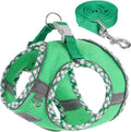 Dog Harness and Leash Set, No Pull Pet Harness for Small Dogs Easy Walking,Soft Breathable Small Dog Harness,Adjustable Reflective Step in Vest Harness for Puppy ,kitten, Cats