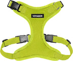 Voyager Step-in Pet Harness - All Weather Mesh, Adjustable Step in Harness for Cats and Dogs by Best Pet Supplies - Lime Green, XS